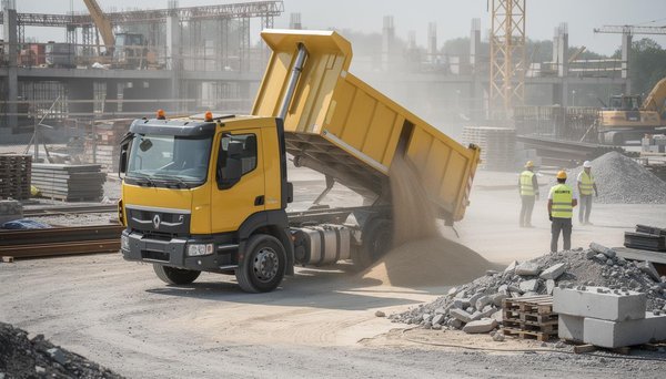 Location camion benne : les avantages pour réussir vos chantiers en 2026